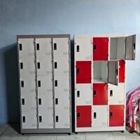 TỦ LOCKER 12 NGĂN SƠN DẦU - TỦ 12 Ô ĐỰNG ĐỒ CÁ NHÂN CHO HỌC SINH, NHÂN VIÊN, PHÒNG TẬP,CÔNG TY