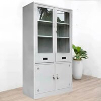 Tủ Locker 2 Cánh Kính Ngăn Kéo Hiện Đại - TLK50