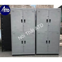 Tủ locker 4 ngăn đựng đồ cá nhân cho nhân viên giá rẻ hcm