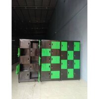 Tủ locker 4,6,8.10,12,15 ngăn, tủ sắt nhiều ngăn cho nhân viên văn phòng để đồ,có khóa riêng từng ô cho nhân viên giá rẻ