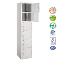 Tủ locker 6 ngăn, tủ nhiều ngăn văn phòng để đồ cá nhân TS16, bảo hành 2 năm  -Nội thất 190