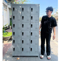 Tủ locker nhiều ngăn, tủ sắt 2 4 6 8 10 12 15 18 20 24 30 cửa để đồ nhân viên.