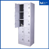 Tủ Locker Sắt 10 Ngăn MIN-TLK014
