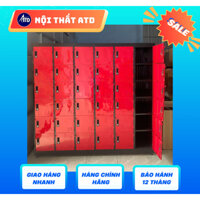 Tủ Locker Sắt 12 15 20 25 30 Ngăn - Tủ Sắt Mini 1 Cột Đứng Nhiều Ngăn Đựng Hồ Sơ Tài Liệu Có Ổ Khóa