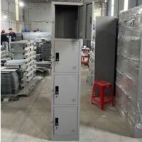 Tủ locker sắt 4 ngăn dày dặn thanh lý tồn kho