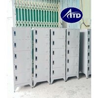 Tủ locker sắt đựng đồ cá nhân - tủ hồ sơ mini 3,4,5,6 tầng nhỏ gọn giá rẻ sơn tĩnh điện 4dem sơn dầu 3dem