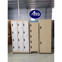 Tủ locker sắt đựng đồ cá nhân - tủ hồ sơ mini 1 cột 3,4,5,6 tầng nhỏ gọn sơn tĩnh điện 4jem sơn dầu 3jem