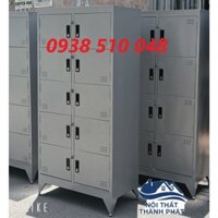 Tủ locker sắt đựng hồ sơ dày dặn có khóa an toàn freeship HCM BD