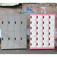 Tủ locker 24,20,15,12,10,8,6,5,4, ngăn có chìa khóa mỗi ô cho nhân viên giá rẻ HCM