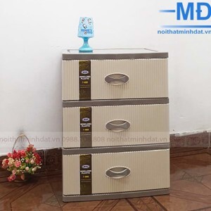 Tủ nhựa sọc 3 tầng Song Long T999