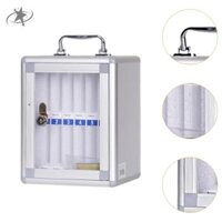 Tủ lưu trữ điện thoại Hợp kim nhôm Tay cầm di động Vỏ lưu trữ điện thoại thông minh 12 khe cắm