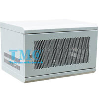 Tủ Mạng 6U Treo Tường D400, Cửa Lưới, Màu Ghi- TMC Rack 19” – Mã sản phẩm: TM640WGN-B