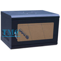 Tủ Mạng 6U Treo Tường D400, Cửa Mica, Màu Đen – TMC Rack 19” – Mã sản phẩm: TM640WBM-B