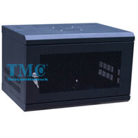 Tủ Mạng 6U Treo Tường D400, Cửa Lưới, Màu Đen – TMC Rack 19” – Mã sản phẩm: TM640WBN-B
