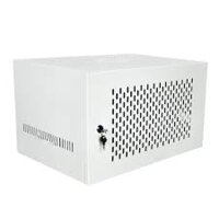 Tủ Mạng 6U Treo Tường D500, Cửa Lưới, Màu Trắng – TMC Rack 19”