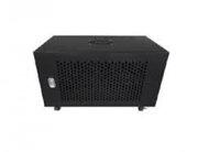 Tủ Mạng 6U Treo Tường D500, Cửa Lưới, Màu Đen