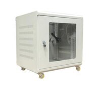 TỦ MẠNG, TỦ RACK 10U, THÉP TỪ 1.5MM-2.0MM, MÀU ĐEN/GHI, LOẠI TREO TƯỜNG, LOẠI BÁNH XE