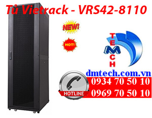 Tủ mạng - Tủ rack VIETRACK 42U VRS42-8110 dòng S