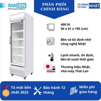 Tủ mát 1 cánh kính dạng đứng Sanden Intercool 400 lít SPE 0405