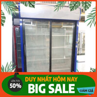 tủ mát 2 cửa kiếng lùa hiệu pepsi dung lượng 1500l nhập vào Xứ sở nụ cười Thái Lan mới 90% Nguyên Đai Nguyên Kiện Nguyên