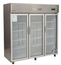 TỦ  MÁT 3 CÁNH INOX DÙNG QUẠT SNOW VILLAGE LC-1800CF