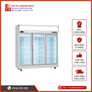 Tủ mát 3 cánh kính Berjaya 3D/DC-SM