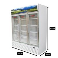 Tủ Mát 3 cánh Sanaky VH-1520HP dàn Đồng 1500 lít