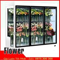 Tủ mát 3 cửa trưng bày hoa tươi, để trái cây, bảo quản bánh kem sinh nhật