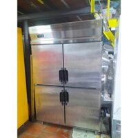 tủ mát 4 cánh inox hiệu berjaya dung tích 1200L - malaysia mới 92%