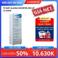 Tủ mát Alaska Inverter 350/300 lít LC-533HI