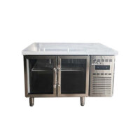 Tủ mát bàn chặt cánh kính cao cấp 1m5 500L, Tủ mát bàn chặt cánh kính 1m5