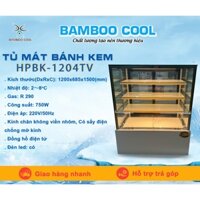 Tủ mát bánh kem ngang 1m2, 4 tầng Bamboo Cool (Zalo: 0776.673.643)