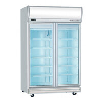 Tủ Mát Berjaya 2D-DC-SM 2 Cánh Kính Hiện Đại - Có Trả Góp