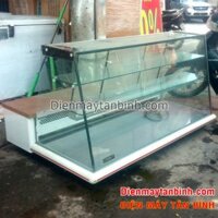 Tủ mát cũ trưng trưng bày thịt cá