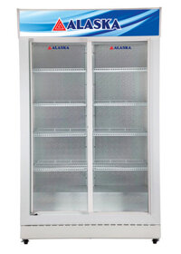 TỦ MÁT CỬA LÙA ALASKA SL-12CS ĐỒNG (R134A) 1200 LÍT