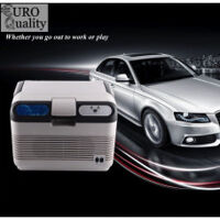 Tủ mát dành cho ô tô 12L Euro Quality tích hợp cổng sử dụng điện tại nhà 220V