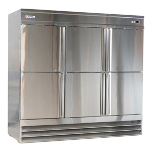 Tủ mát inox Alaska 6 cánh 1700 lít F6C