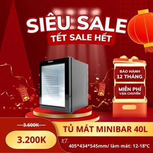 Tủ mát minibar Homesun BCG-40B