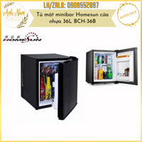 Tủ mát minibar Homesun dung tích 36L cánh cửa nhựa BCH-36B dùng cho khách sạn, nhà nghĩ, văn phòng, gia đình