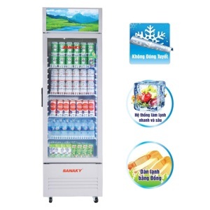 Tủ mát Sanaky 1 cánh 340 lít  VH-409KL
