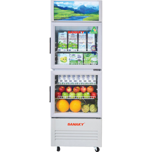 Tủ mát Sanaky 2 cánh 250 lít VH258W
