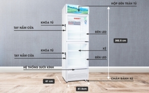 Tủ mát Sanaky 2 cánh 400 lít VH-408WL