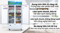 Tủ mát Sanaky 900 lít TM.VH1009HP