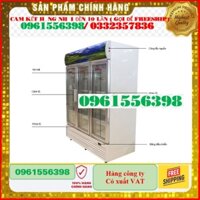 Tủ Mát Sanaky Inverter - VH1520HP - 1400 Lít