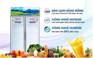 Tủ mát Sanaky Inverter 2 cánh 300 lít DAVH-8009HP3