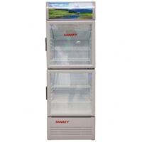 Tủ mát Sanaky VH-258W ( 210 lít , 2 cánh mở trên dưới, mặt kính )