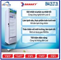 Tủ mát Sanaky VH-358KL công nghệ LOW - E ( 290 lít, 1 cánh kính, chống đọng sương mờ )