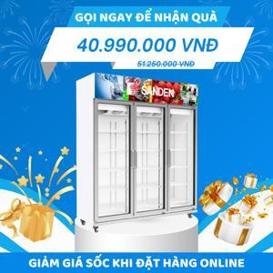 Tủ mát Sanden inverter 3 cánh 1590 lít OEM-1805i