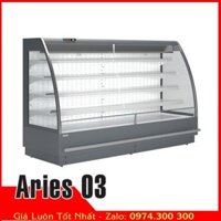 Tủ mát siêu thị trưng bày trái cây, rau tươi Aries 03