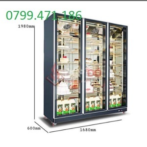 Tủ mát Snow Village 3 cánh 1100 lít LC-1800B